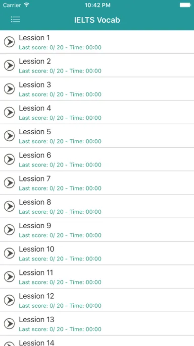 Screenshot di IELTS Vocabulary Test - Full