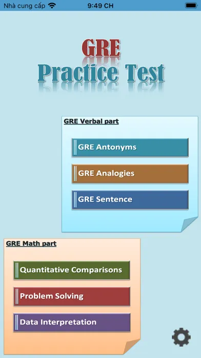 GRE Practice Test - Prep Exam スクリーンショット