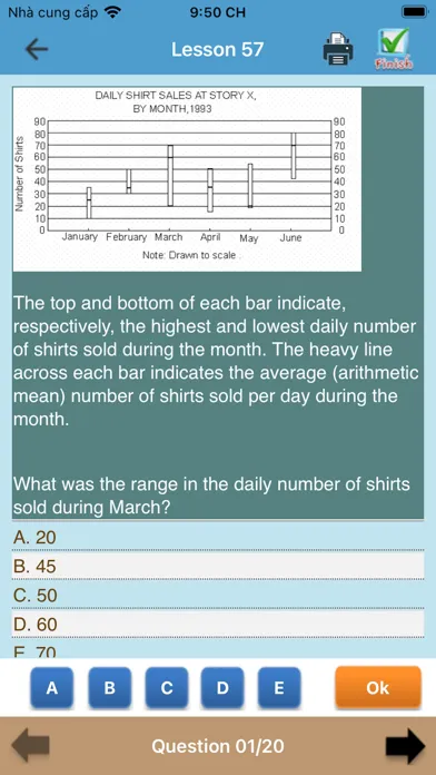GRE Practice Test - Prep Exam スクリーンショット