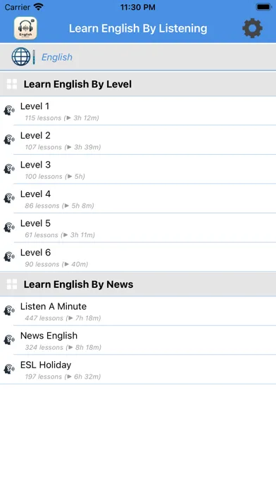 Zrzuty ekranu Learn English By Listening +