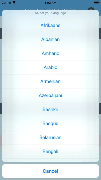 Zrzuty ekranu Learn English By Listening +
