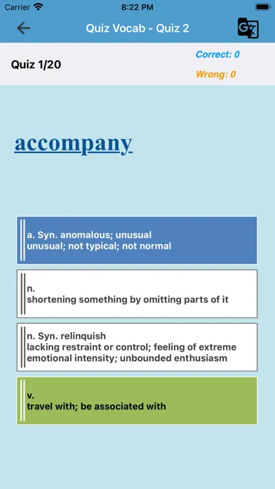 Zrzuty ekranu 4000 TOEIC Vocabulary