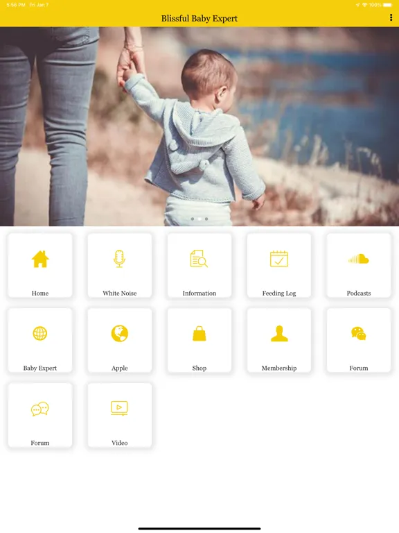 تصاویر The Blissful Baby Expert App iPad 