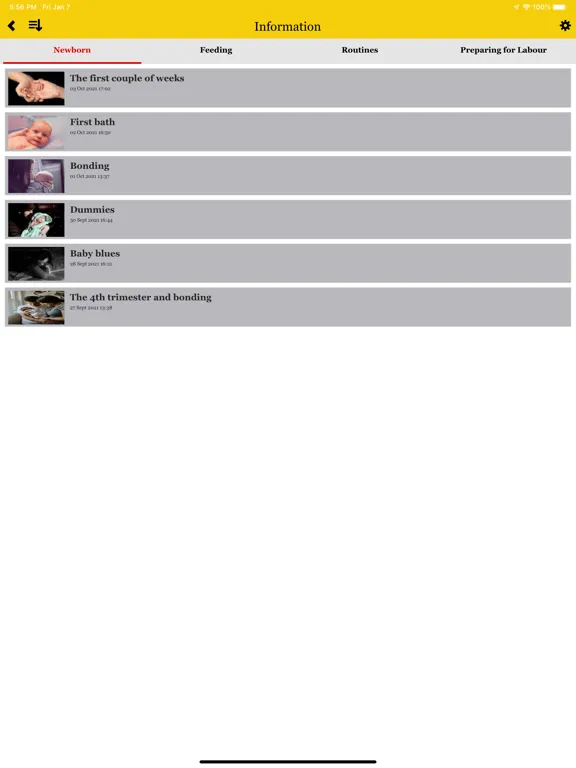 تصاویر The Blissful Baby Expert App iPad 