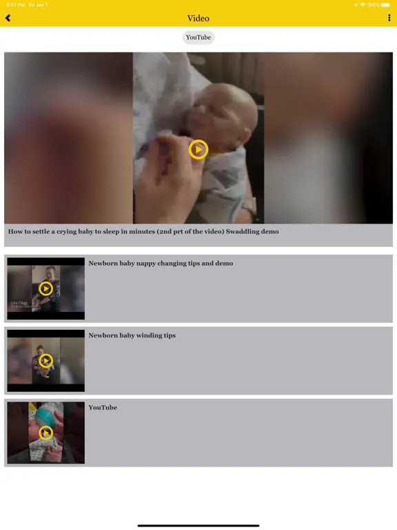 تصاویر The Blissful Baby Expert App iPad 