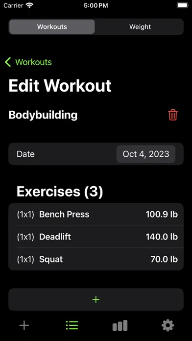 Capturas de pantalla de MeWorkout-App
