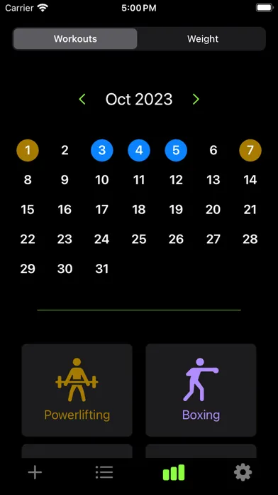 Capturas de pantalla de MeWorkout-App