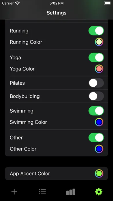 Capturas de pantalla de MeWorkout-App
