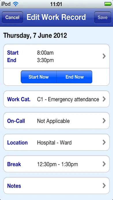 Medic's TimeManager应用截图