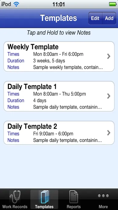 Medic's TimeManager应用截图