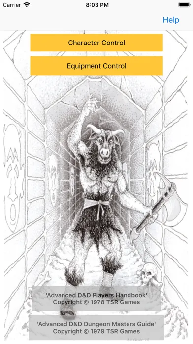 Screenshot di Character Gen for 1st Ed DnD