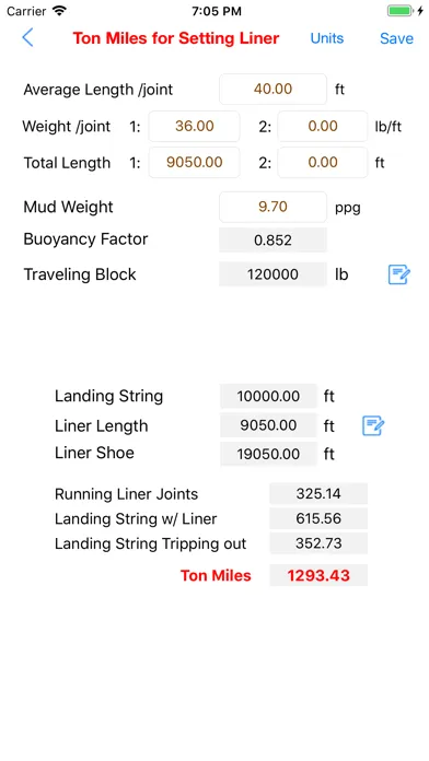 Скриншоты Ton Miles Calculator