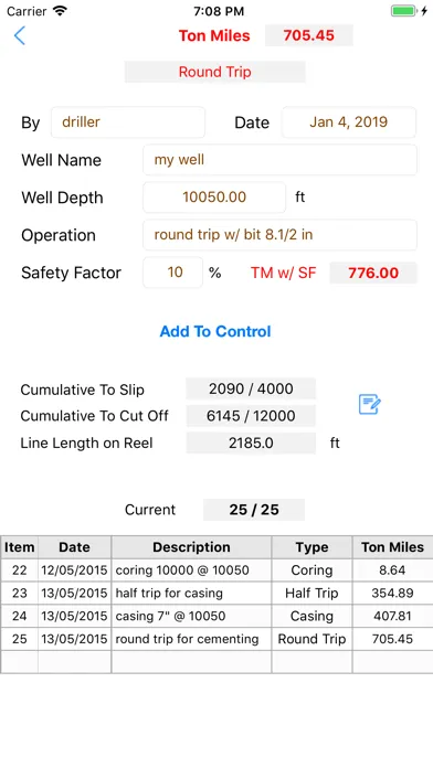 Скриншоты Ton Miles Calculator