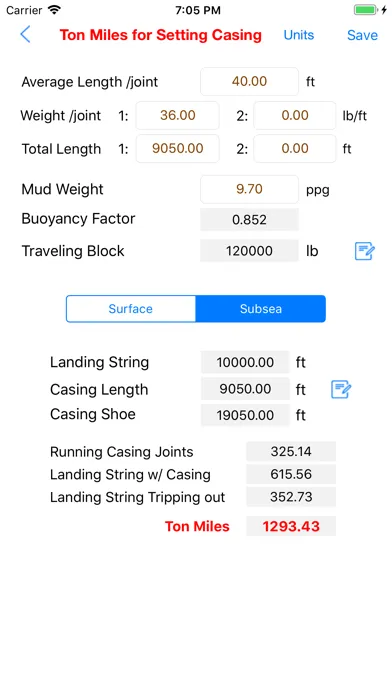 Скриншоты Ton Miles Calculator