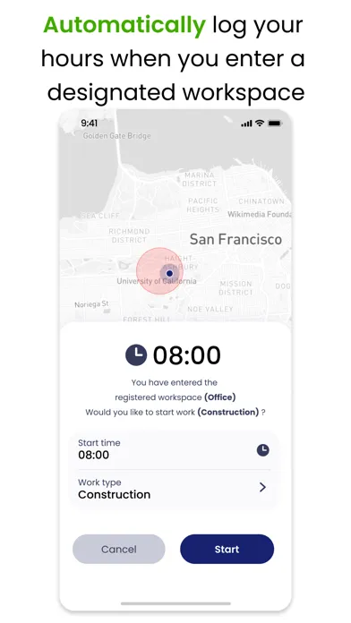 ภาพหน้าจอของ Hours - Time tracking