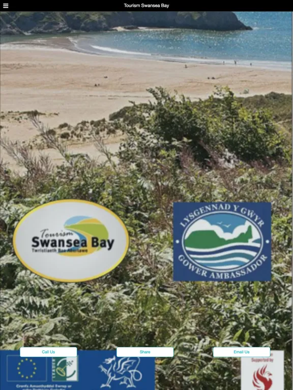 Capturas de tela do Tourism Swansea Bay iPad 