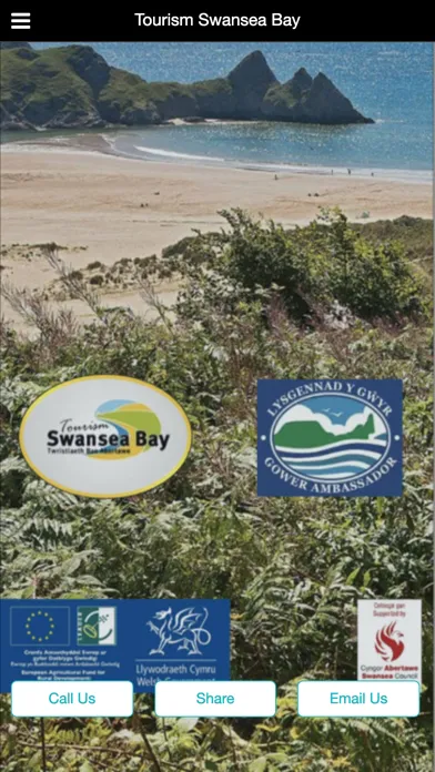 Capturas de tela do Tourism Swansea Bay