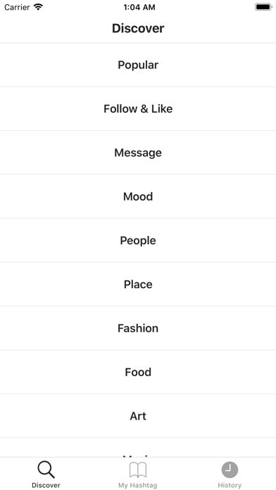 HashtagBook: Copy & Paste Tags Screenshots