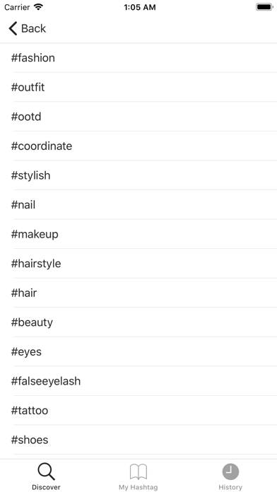 HashtagBook: Copy & Paste Tags Screenshots