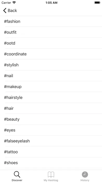 HashtagBook: Copy & Paste Tags Screenshots