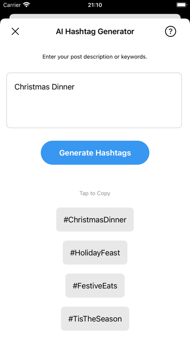 HashtagBook: Copy & Paste Tags Screenshots