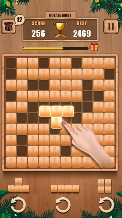 Wooden 100 Block Puzzle Game应用截图
