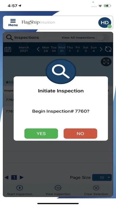 Flagship Inspect Screenshots