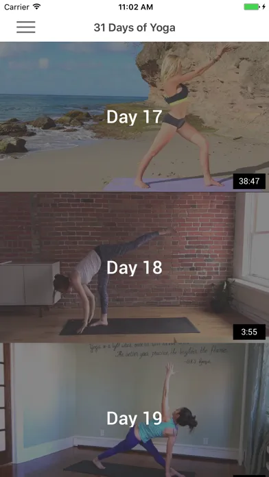 Capturas de pantalla de 31 Days of Yoga