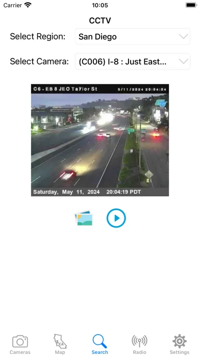 Screenshot di Live Traffic Cameras in CA