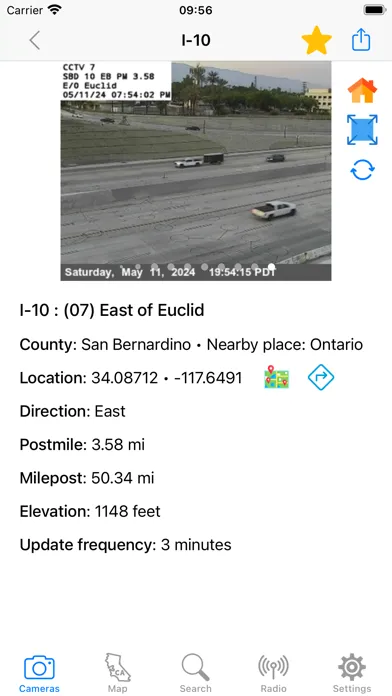 Screenshot di Live Traffic Cameras in CA