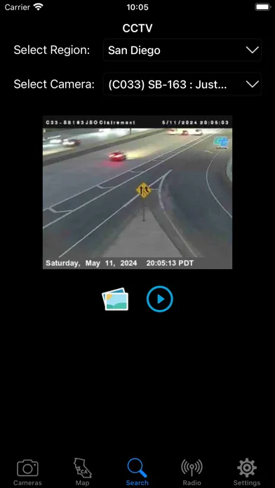 Screenshot di Live Traffic Cameras in CA