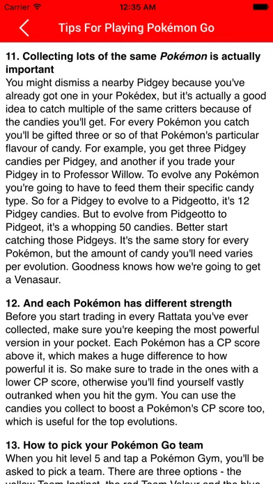 Game Guide for Pokémon GO - All Level Video Guide to catch Pokemon Screenshots