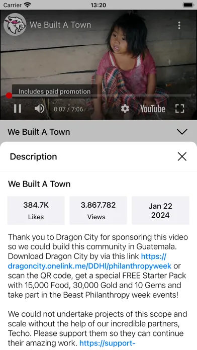 Capturas de tela do Player & Playlist for Youtube