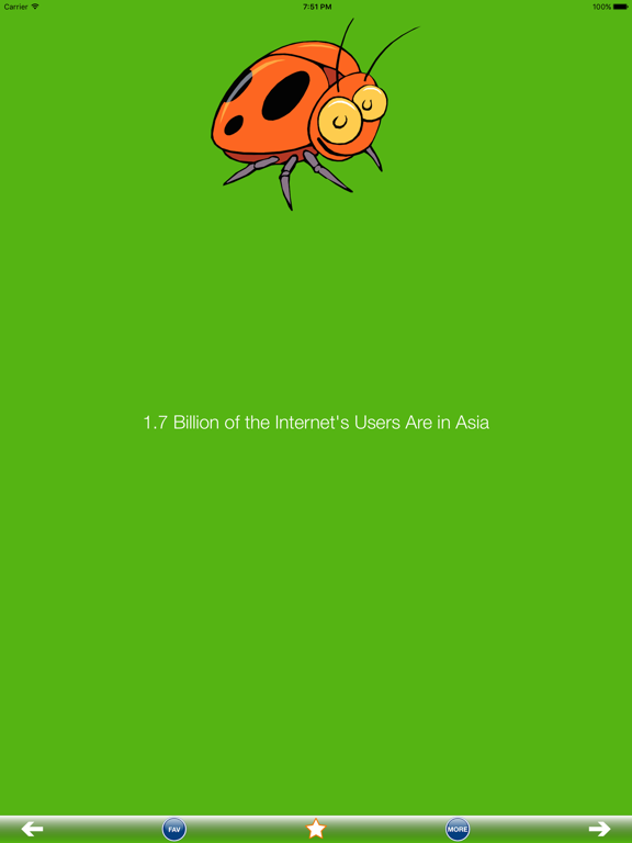 Weird Facts - Fun Facts iPad  Screenshots