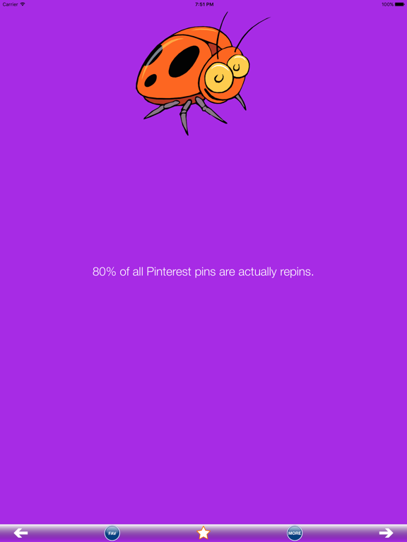 Weird Facts - Fun Facts iPad  Screenshots