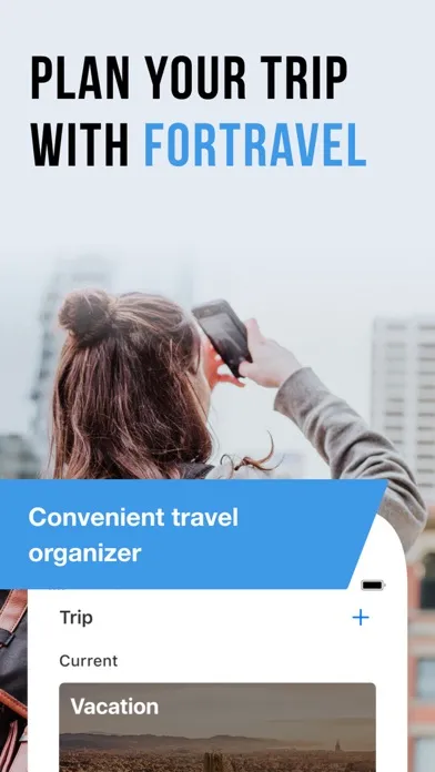 Tangkapan skrin ForTravel