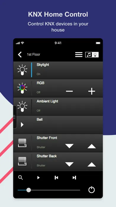 Capturas de tela do trivum app - V8 and V9 Systems