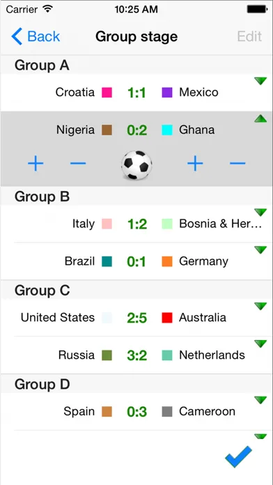 ภาพหน้าจอของ Tournament Soccer