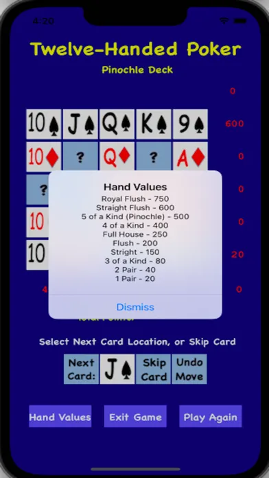 Twelve-Handed Poker 스크린샷
