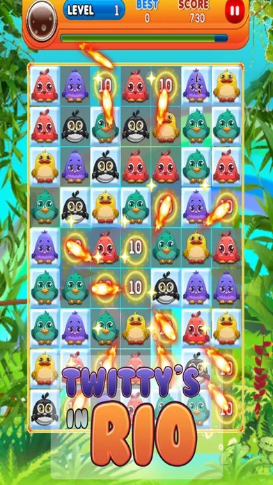 Скриншоты Twittys in Rio - Free Birds Puzzle Game