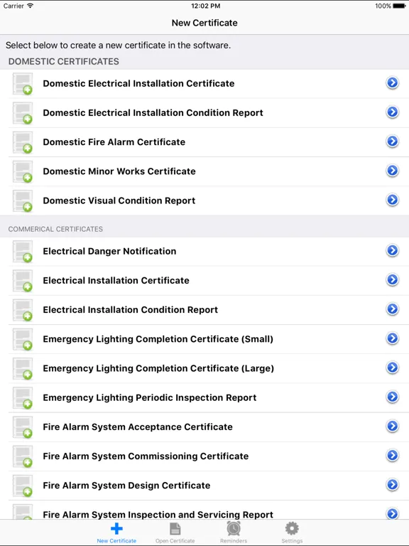 ภาพหน้าจอของ EasyCert Mobile iPad 