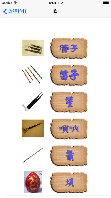 Capturas de pantalla de 中國樂器