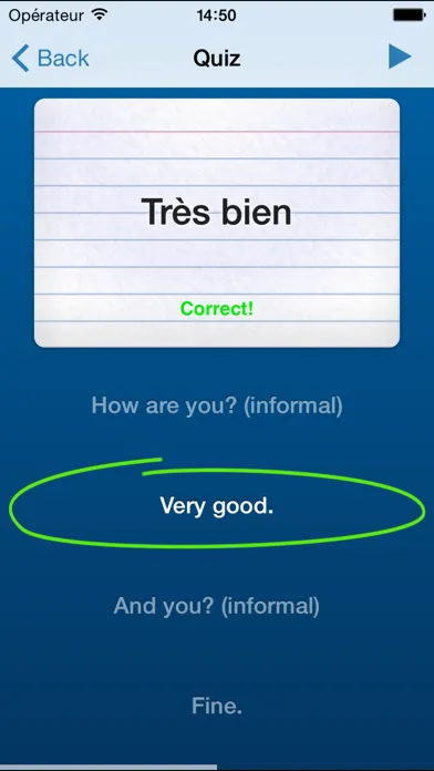 Learn French - Très Bien应用截图