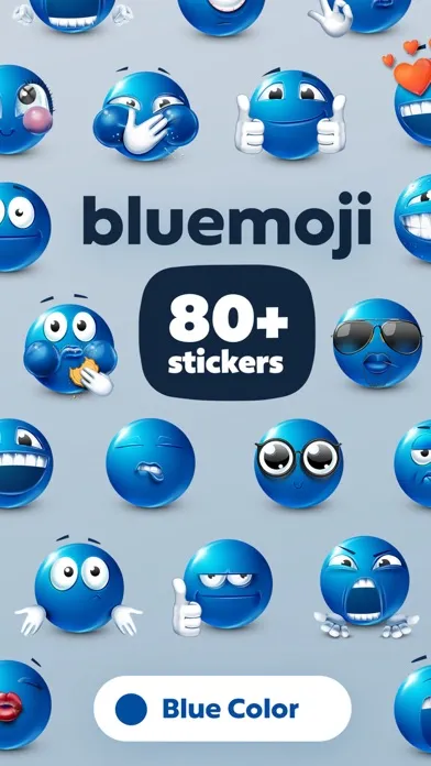 Blue Emoji Screenshots