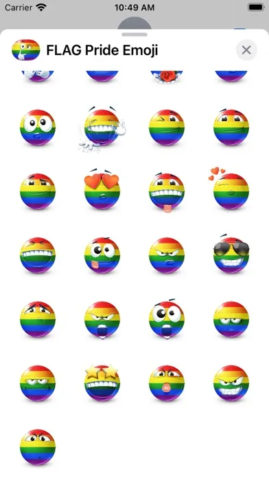 تصاویر LGBTQA+ Flag Emoji