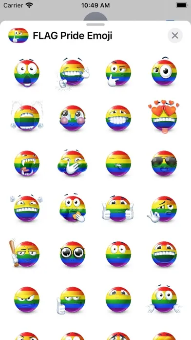 تصاویر LGBTQA+ Flag Emoji
