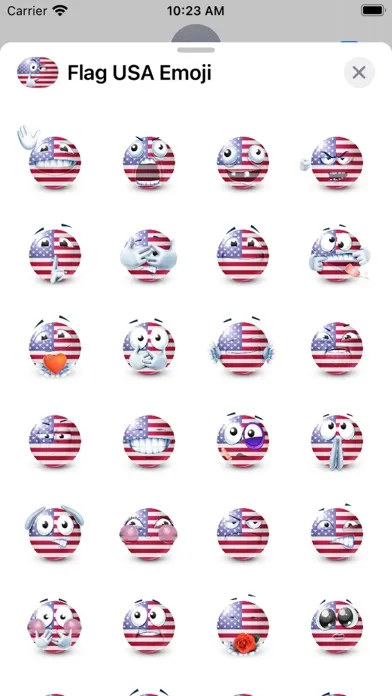 USA Flag Emoji Screenshots