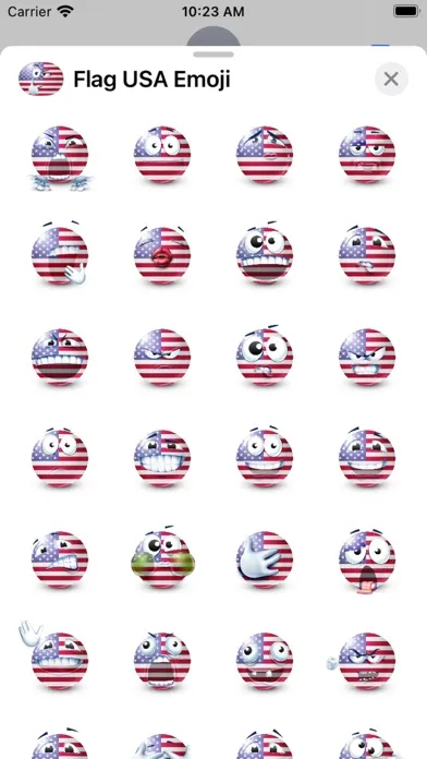USA Flag Emoji Screenshots