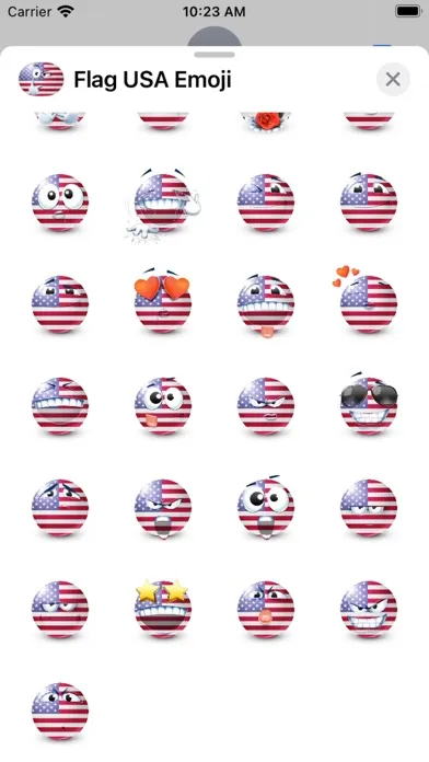 USA Flag Emoji Screenshots