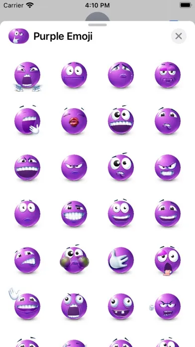 Purple Emoji Screenshots